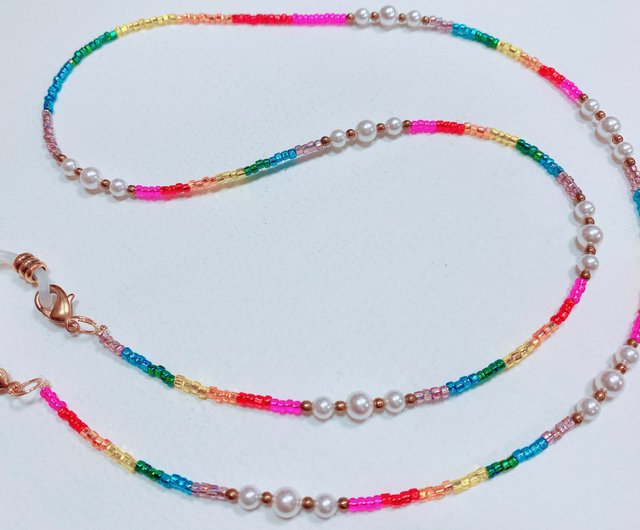 素晴らしい作品 カラフルでカラフルな手作りマスクチェーン