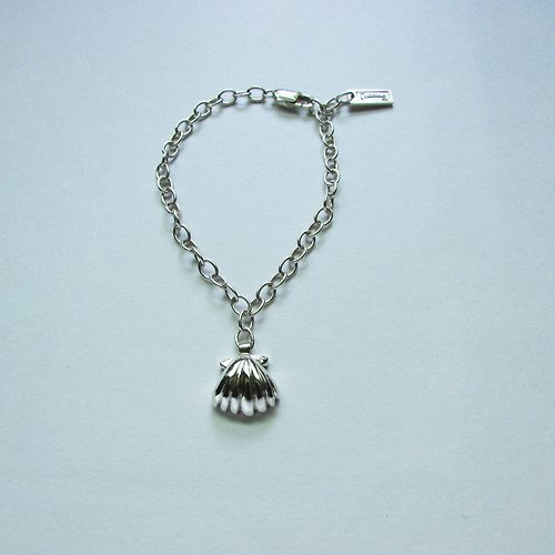 mittag jewelry｜公平貿易珠寶 shell a bracelet_貝殼a手鍊 | 925銀 限量 海邊 扇貝