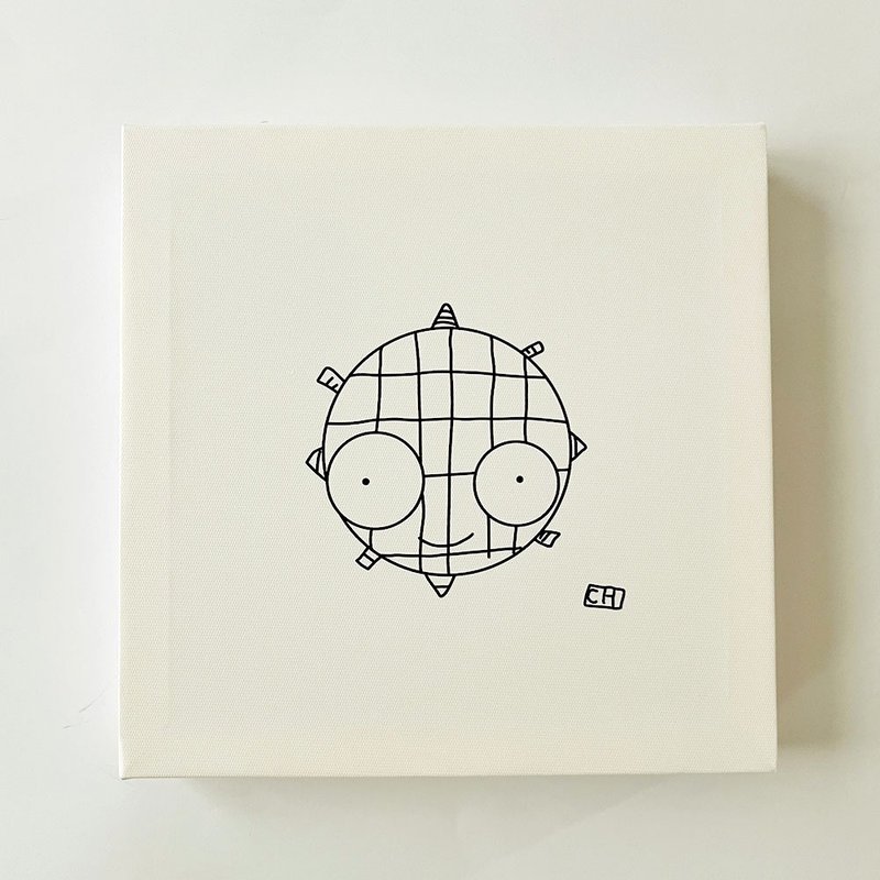 無框畫│堅果頭 ( 童趣 怪奇 canvas print ) - 相框/畫框 - 木頭 