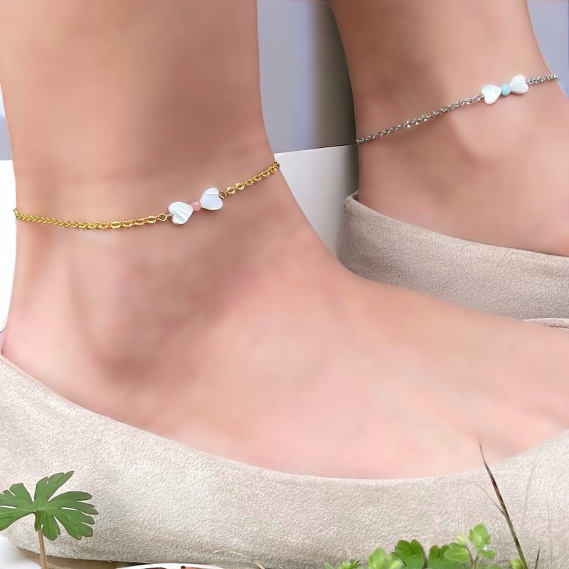 Custom crystal anklet. Choose your gemstone and Size. Real gemstone anklet - Anklets & Ankle Bracelets - Gemstone Gold