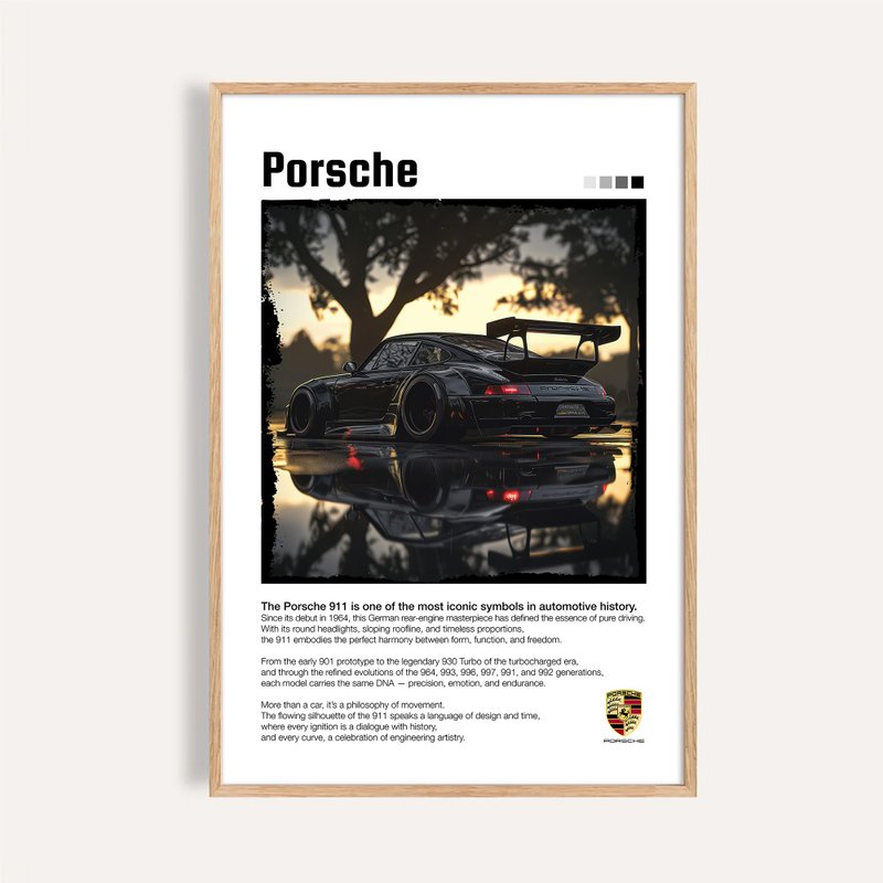 暗影之翼 Shadow Wing / 經典跑車藝術掛畫 畫芯 海報 - 海報/掛畫/掛布 - 紙 