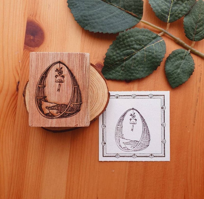 Swing Rubber Stamp - ตราปั๊ม/สแตมป์/หมึก - ไม้ สีนำ้ตาล