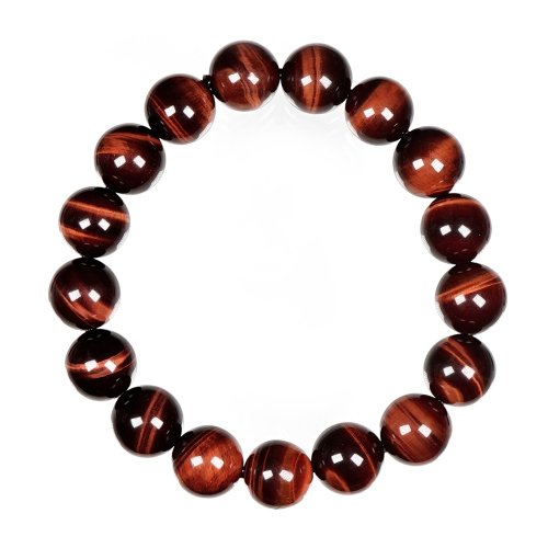 正佳珠寶 Gemsrich Jewelry 【正佳珠寶】紅虎眼 頂級雙眼虎眼石 12mm 紅虎眼手珠