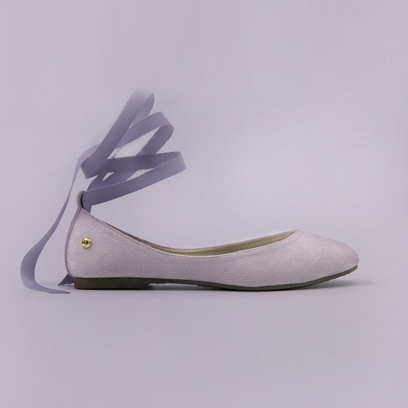 Leá Lilac (Soft Lilac) Flats Actress Edition | WL - Mary Jane Shoes & Ballet Shoes - Other Man-Made Fibers Purple