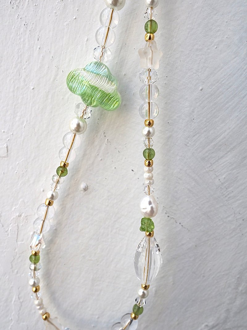 Peridot Phone Wrist strap - Lanyards & Straps - Crystal Green