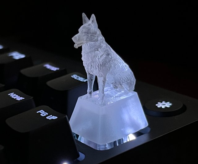 【レア】【犬】Waon Keycaps キーキャップ たれ耳が可愛すぎる犬モチーフのキーキャップ『 Waon Keycaps