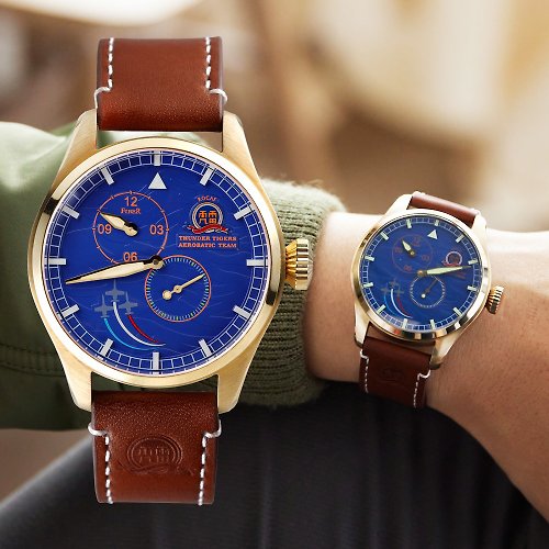 米朵貝菈．時光的禮物 FIBER 雷虎紀念 青銅機械腕錶 (FB-8014)