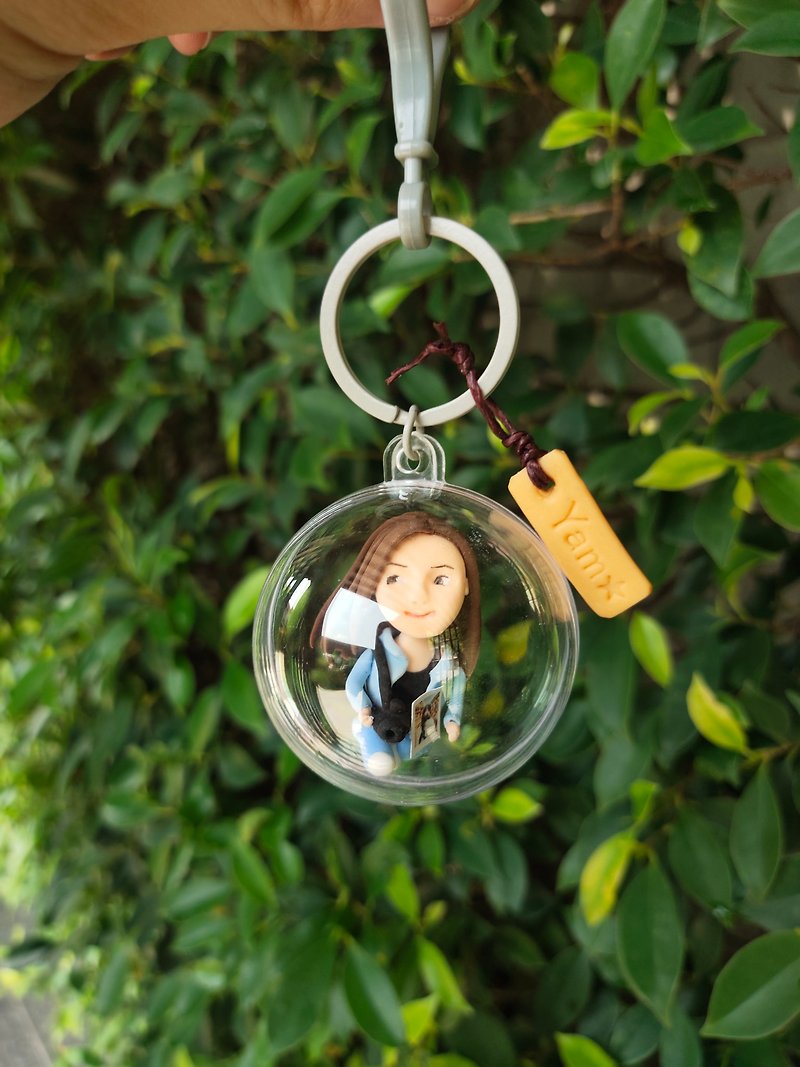 (Made to order) Customize personalize , Key chain gift 1 model - Stuffed Dolls & Figurines - Other Materials Multicolor