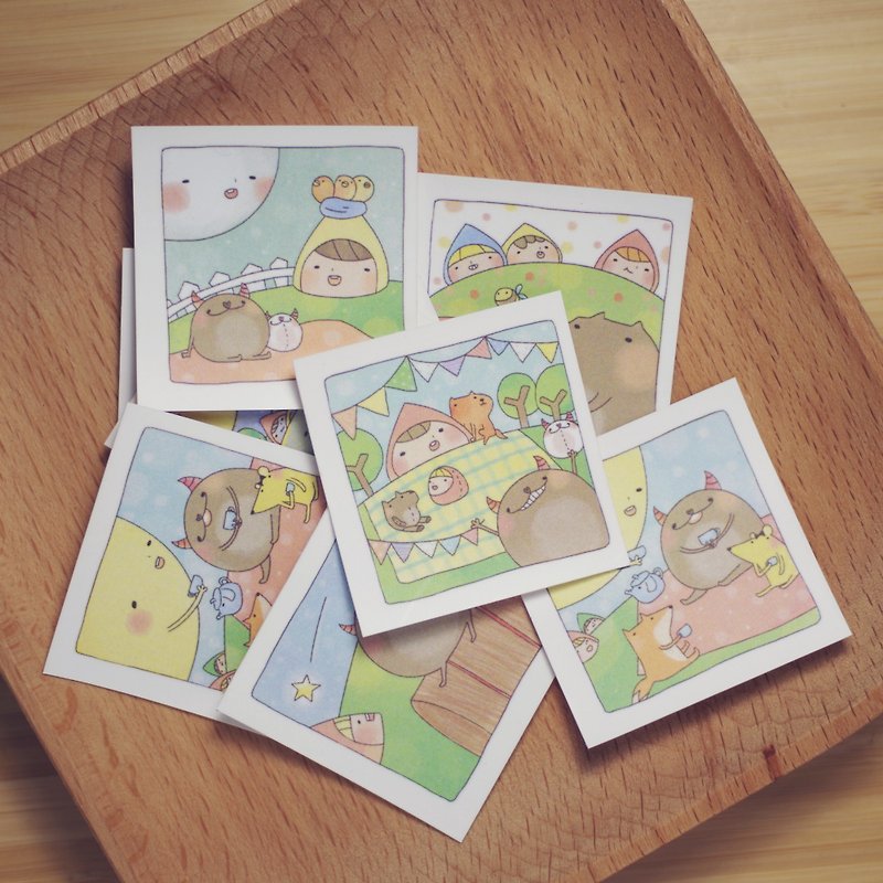 Xuantai Universe│Matte Small Sticker Pack (10pcs) - Stickers - Paper 