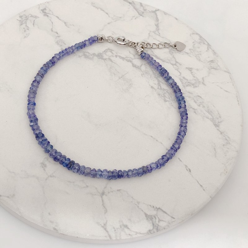 Tanzanite bracelet - สร้อยข้อมือ - เครื่องเพชรพลอย 