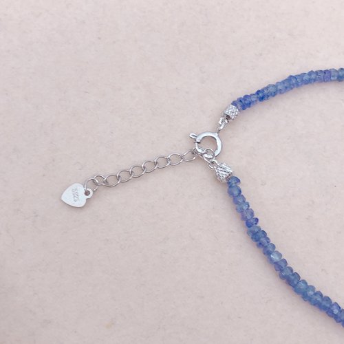 タンザナイト ブレスレット 上品質 ぽよよん タンザナイト ブレスレット - ショップ poodlesjewelry ブレスレット