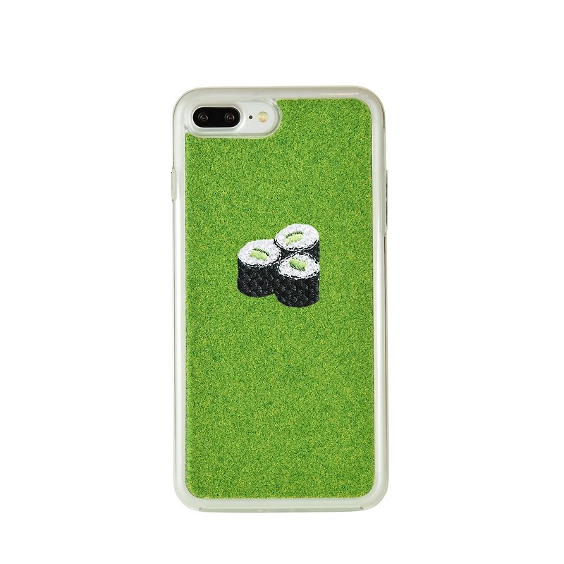 [iPhone7 Plus Case] Shibaful -Mill Ends Park Kyototo Sushi Kappa- for iPhone 7 Plus - Phone Cases - Other Materials Green