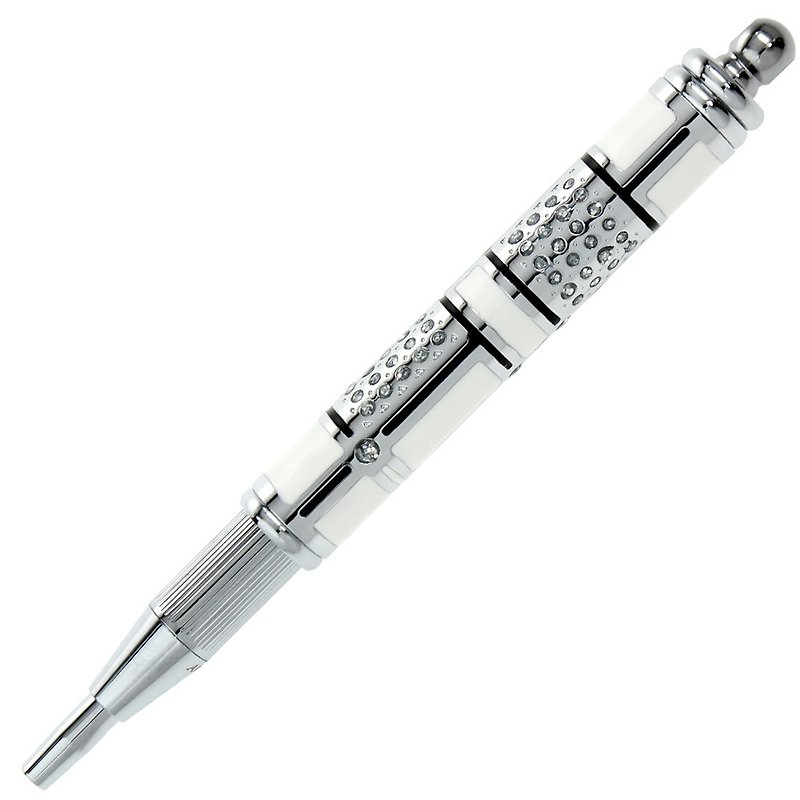 【飾品筆出清優惠】ARTEX伸縮項鍊筆 獨立白 - 項鍊 - 銅/黃銅 白色