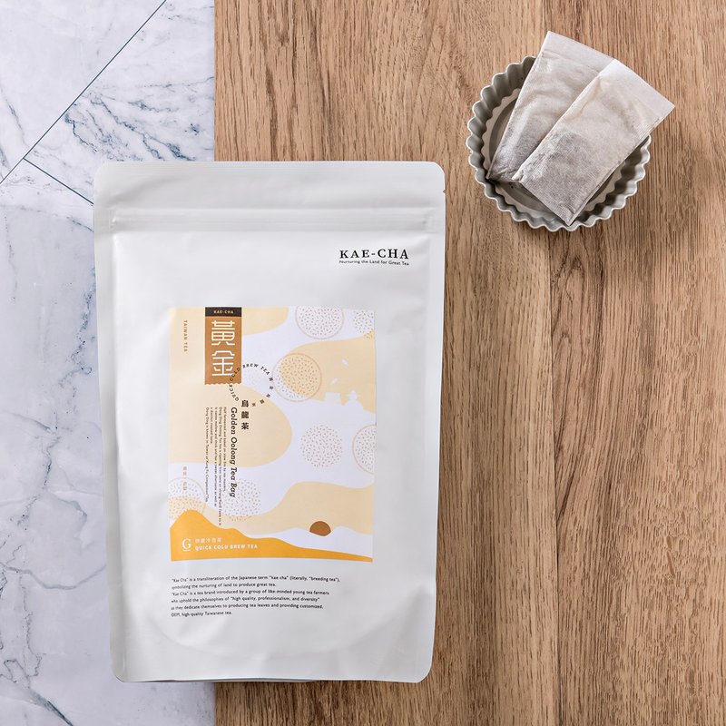 快速冷泡茶50入量販包-黃金烏龍茶 茶包 - 茶葉/茶包/水果茶 - 新鮮食材 白色