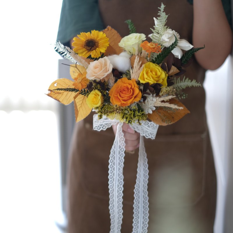 [Pastoral style] Preserved flower bouquet - ช่อดอกไม้แห้ง - พืช/ดอกไม้ 