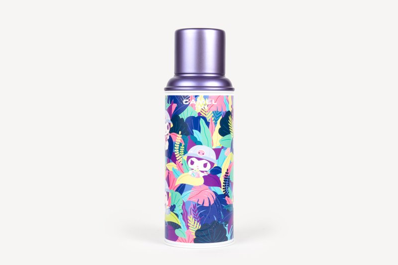 Camel Brand x KUROMI 450ml Vacuum Glass Bile Thermos Bottle Zizui Forest 116KU (CJ) - Vacuum Flasks - Other Materials Multicolor