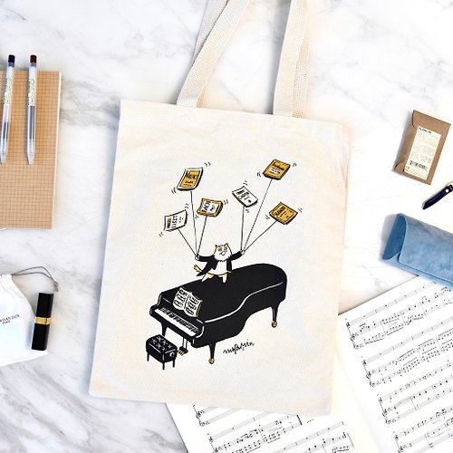 Some Music Design 音樂帆布袋-鋼琴表演 | 音樂禮品 | 古典音樂