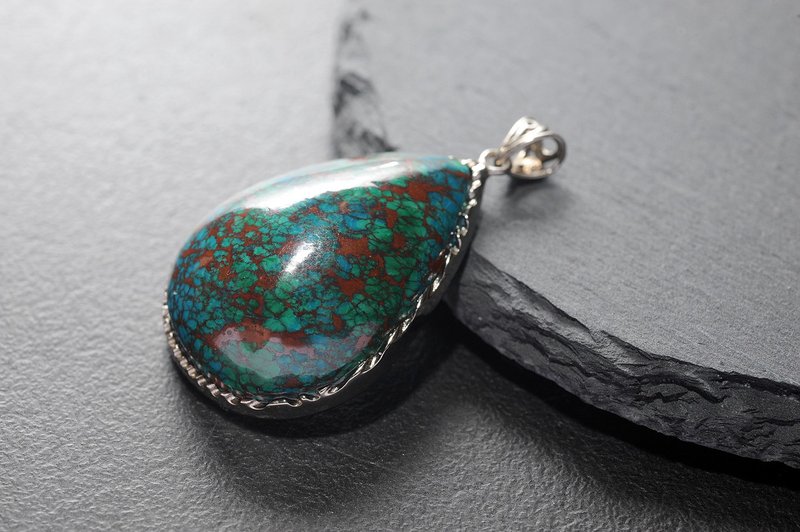 Phoenix Stone Pendant F1/Silicon Stone/ Ore/Accessory/Dispel Negative Energy/Regulation/Soothing/ - สร้อยคอ - เครื่องประดับพลอย 
