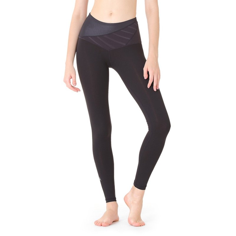 【NAMASTE】Selena - Black - ชุดโยคะ - ไนลอน สีดำ
