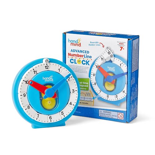 好玩伴．親子選物 美國hand2mind 進階款組合式兒童學習時鐘 | 可拆組 | 益智教具