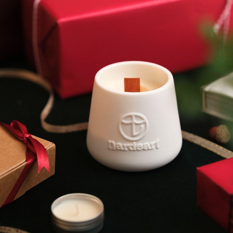 [Christmas Gift] Soy Scented Candle | Floral Tender Rose | Red Dancing Shoes - Candles & Candle Holders - Wax 