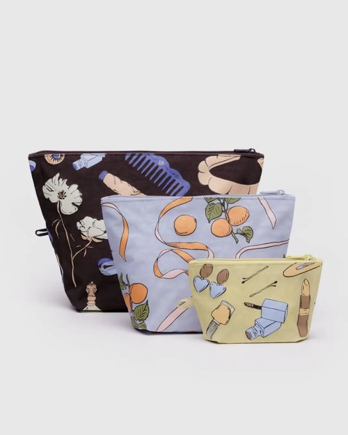 BAGGU Taiwan BAGGU - 旅行收納包 - 生活道具印花