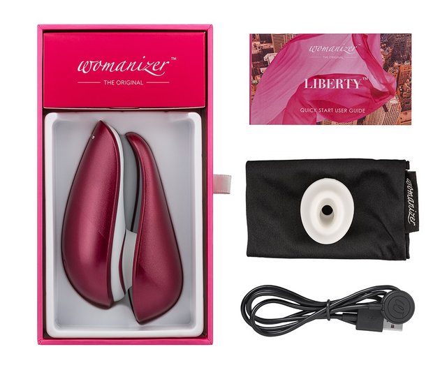 新品 未使用 未開封 Womanizer Liberty ウーマナイザー リバティー 吸引式 電気 防水 マッサージ 電動 Premium プレミアム  Duo デュオ｜美容、健康