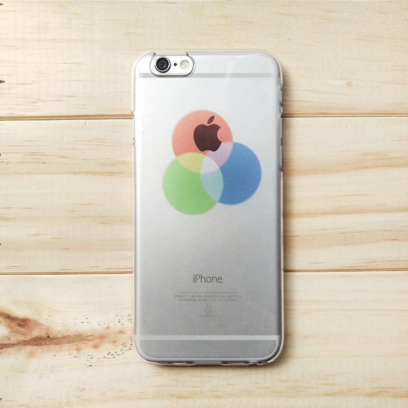 Original phone shell smartphone case three primary colors RGB UV printing print transparent - เคส/ซองมือถือ - พลาสติก หลากหลายสี