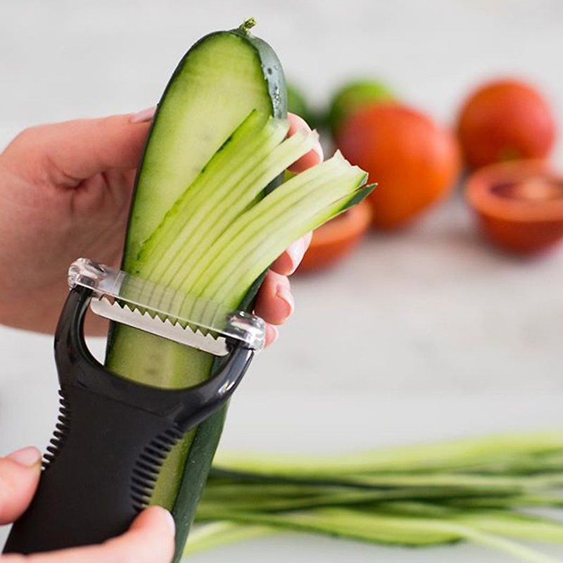 [Pinkoi limited value combination] OXO Y-shaped grater + Y-shaped vegetable and fruit peeler - เครื่องครัว - สแตนเลส สีเทา