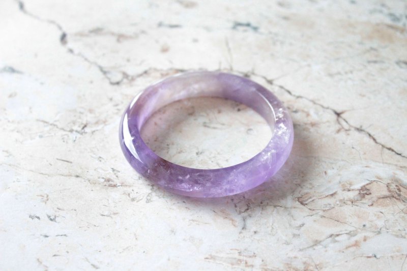 Journal-薰衣草 (紫水晶)冰種巴西薰衣草紫水晶平安手鐲 - 手鍊/手環 - 水晶 