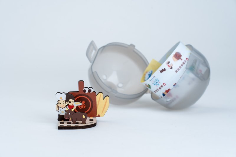 OPEN City-玩轉宜蘭扭蛋-第一彈-宜蘭餅發明館 - 裝飾/擺設  - 木頭 