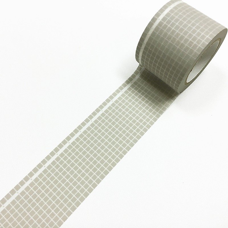 maste Draw Me Masking Tape．Memo Grid【Gray (MSTI-FA01-GY)】 - มาสกิ้งเทป - กระดาษ สีเทา