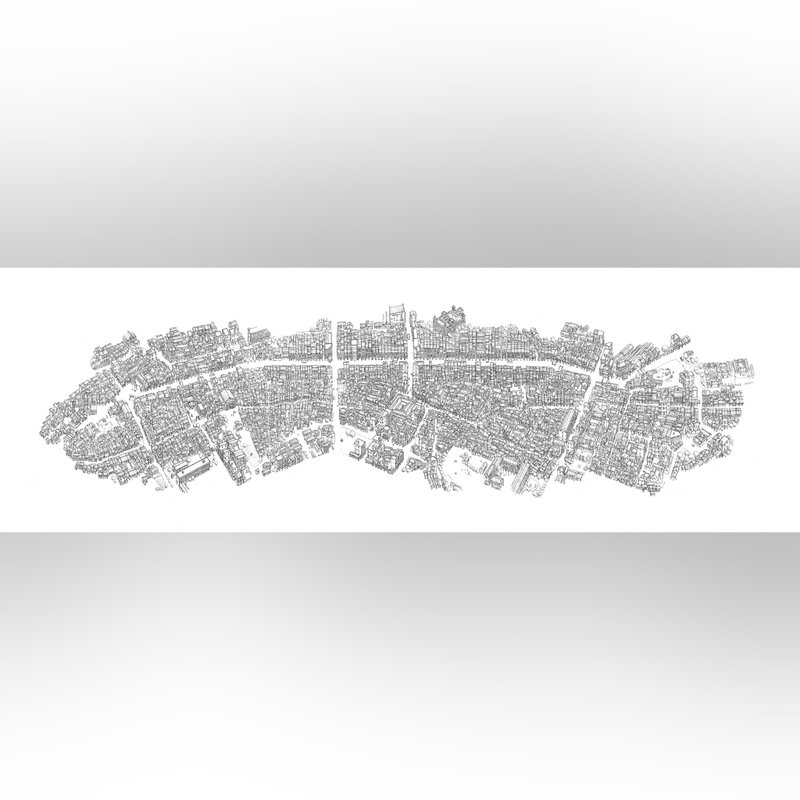 Historic Lukang Town, Limited Edition Fine Art Print - ตกแต่งผนัง - กระดาษ ขาว