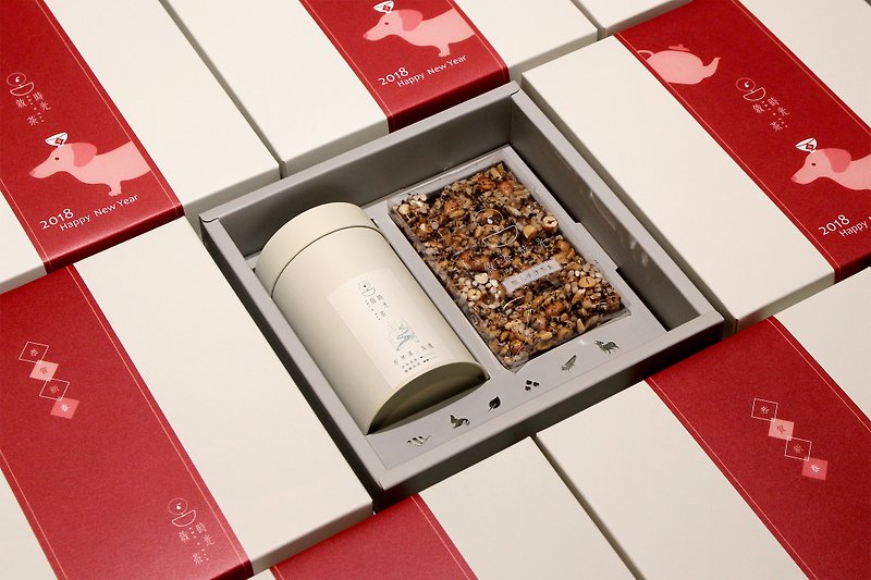 Shan Yun Jin Xuan tea food gift box - ชา - โลหะ ขาว