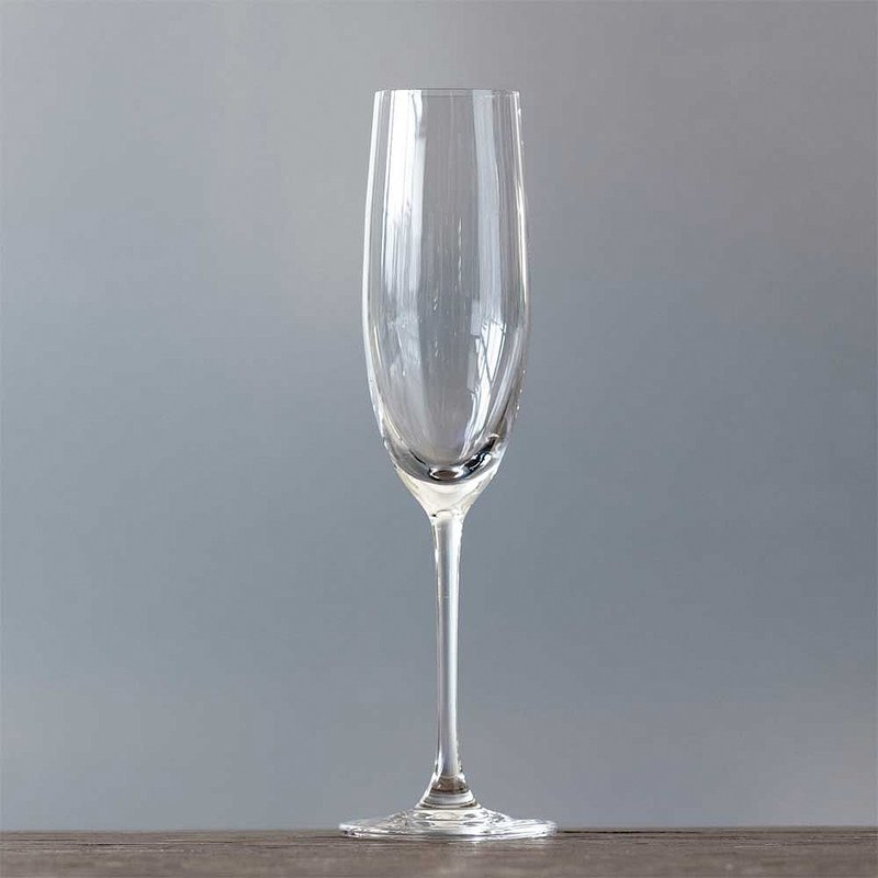 Lucaris Lead Free Crystal Champagne Flutes 180ml Bangkok Collection - แก้ว - แก้ว สีใส