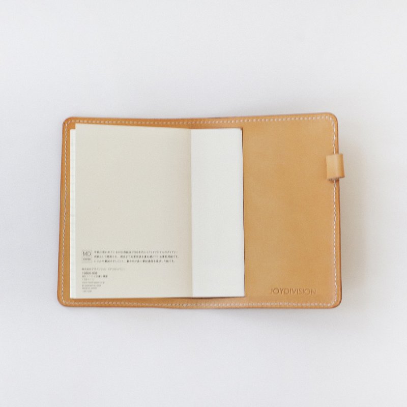 JOYDIVISION hand book leather suitable for A6 A5 simple literary vegetable tanned cowhide - อื่นๆ - หนังแท้ 