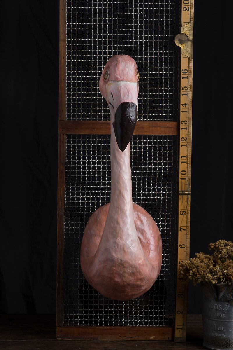 flamingo wall mount - Wall Décor - Paper Pink
