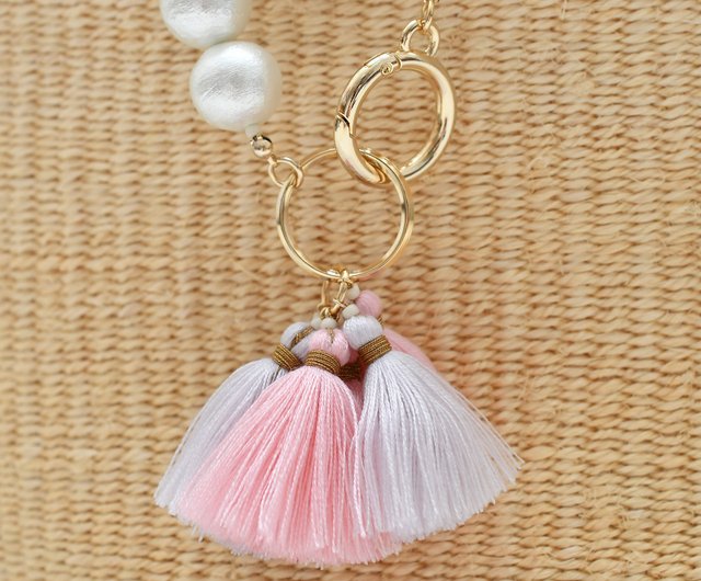 選べる色糸 タッセルバッグチャーム - ショップ tassel de sica