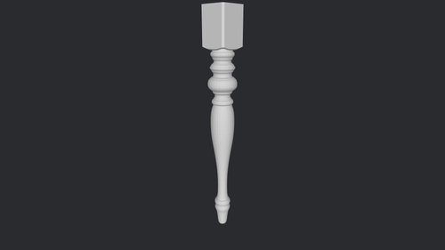 Rina Vellichor Miniatures 3D MODEL Miniature table leg model | Miniature 3D models ready to print