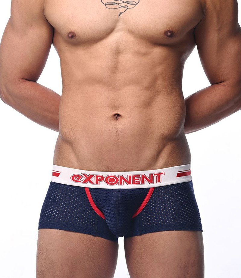 Sniper-4D TECH mesh Trunk-Dark Blue - ชุดชั้นในผู้ชาย - ไนลอน สีน้ำเงิน