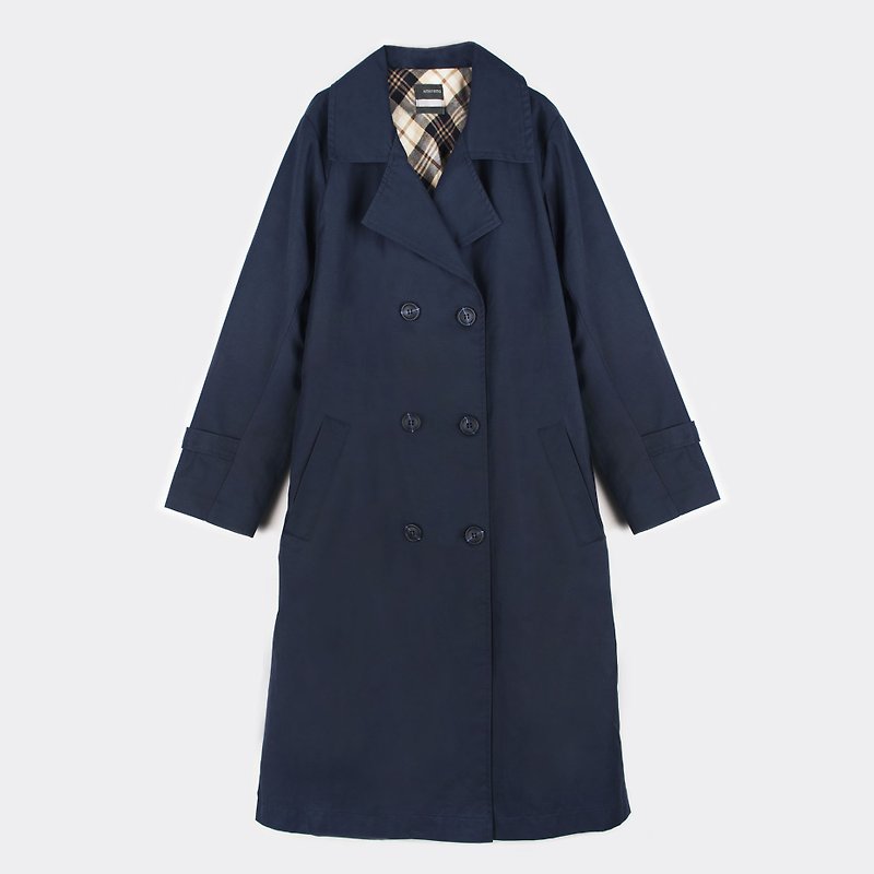 Rate long windbreaker jacket - เสื้อสูท/เสื้อคลุมยาว - ผ้าฝ้าย/ผ้าลินิน 