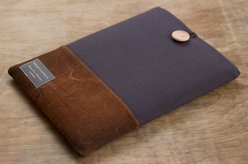 Tablet sleeve, iPad case - Tablet & Laptop Cases - Cotton & Hemp Blue