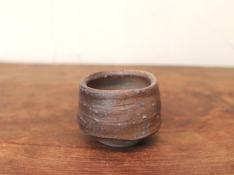 備前焼 ぐい呑み　gi-052 - 酒杯/酒器 - 陶 咖啡色