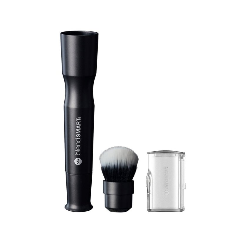 blendSMART 電動腮紅刷 + 刷頭保護殼 - 彩妝刷具/鏡子/梳子 - 其他人造纖維 黑色