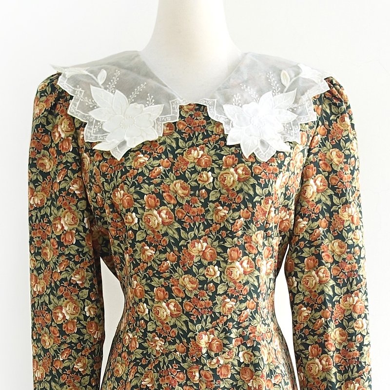 │Slowly│ Wonderland - Straps Vintage Dress│ │vintage. Vintage. - ชุดเดรส - ผ้าไหม หลากหลายสี