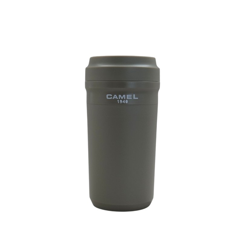 Camel brand 280ml/350ml glass bladder vacuum insulated cup plastic shell rubber cover sand lime (ST) - Vacuum Flasks - Other Materials Gray