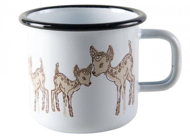 Muurla Finland Nordic enamel mug 3.7dl / Christmas gift / gift exchange (Ivana Helsinki joint paragraph) - แก้วมัค/แก้วกาแฟ - วัตถุเคลือบ 
