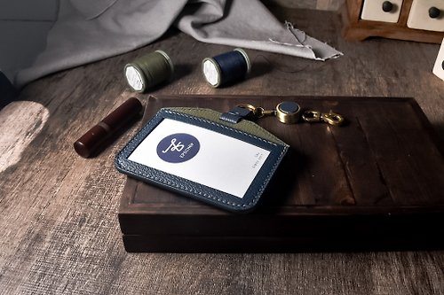 EPOCH 初見革誌 【客製化禮物 】 法國山羊皮證件套・客製化禮物設計-伸縮扣