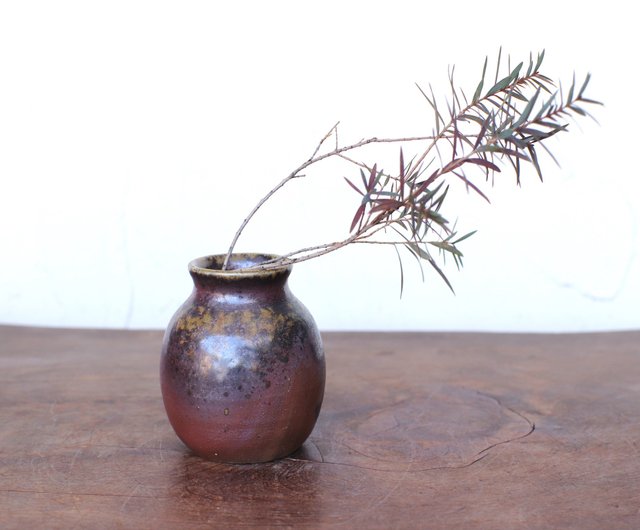 備前焼 花入れ(ミニ) h2-118 - ショップ 宗兵衛窯 花瓶・植木鉢