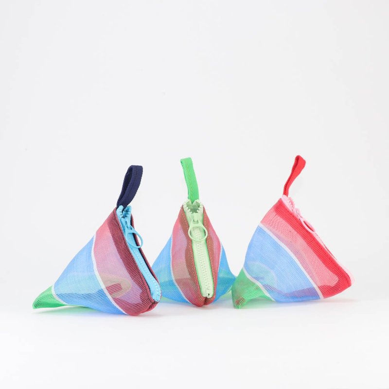 茄芷阿嬤 復古三角立體收納包/零錢包 - 散紙包 - 塑膠 